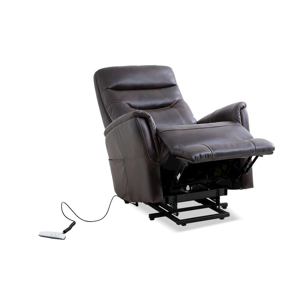 Gemini - Truffle Power Lift Recliner with Articulating Headrest Two Pack