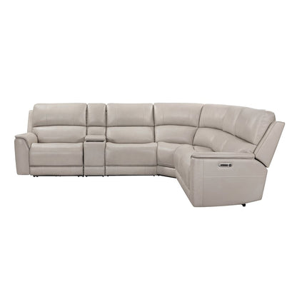 Easton Steamboat Quartz 6 Piece Zero Gravity Power Reclining Sectional with