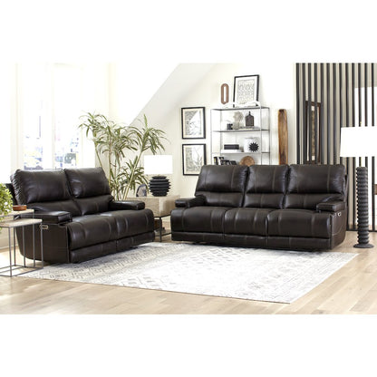 Whitman - Verona Coffee - Powered By Freemotion Cordless Power Recliner Two Pack