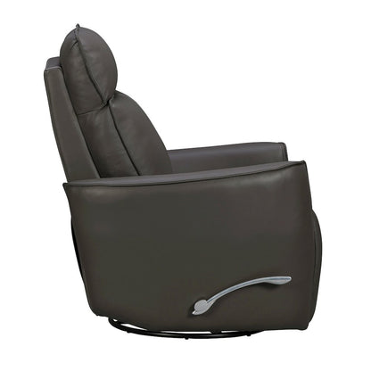 Roxy Abby Dark Grey Manual Swivel Glider Recliner