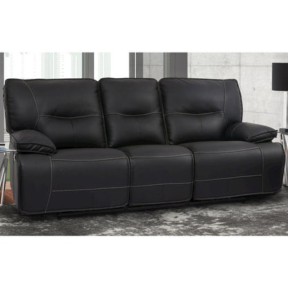 Spartacus - Black Power Reclining Sofa