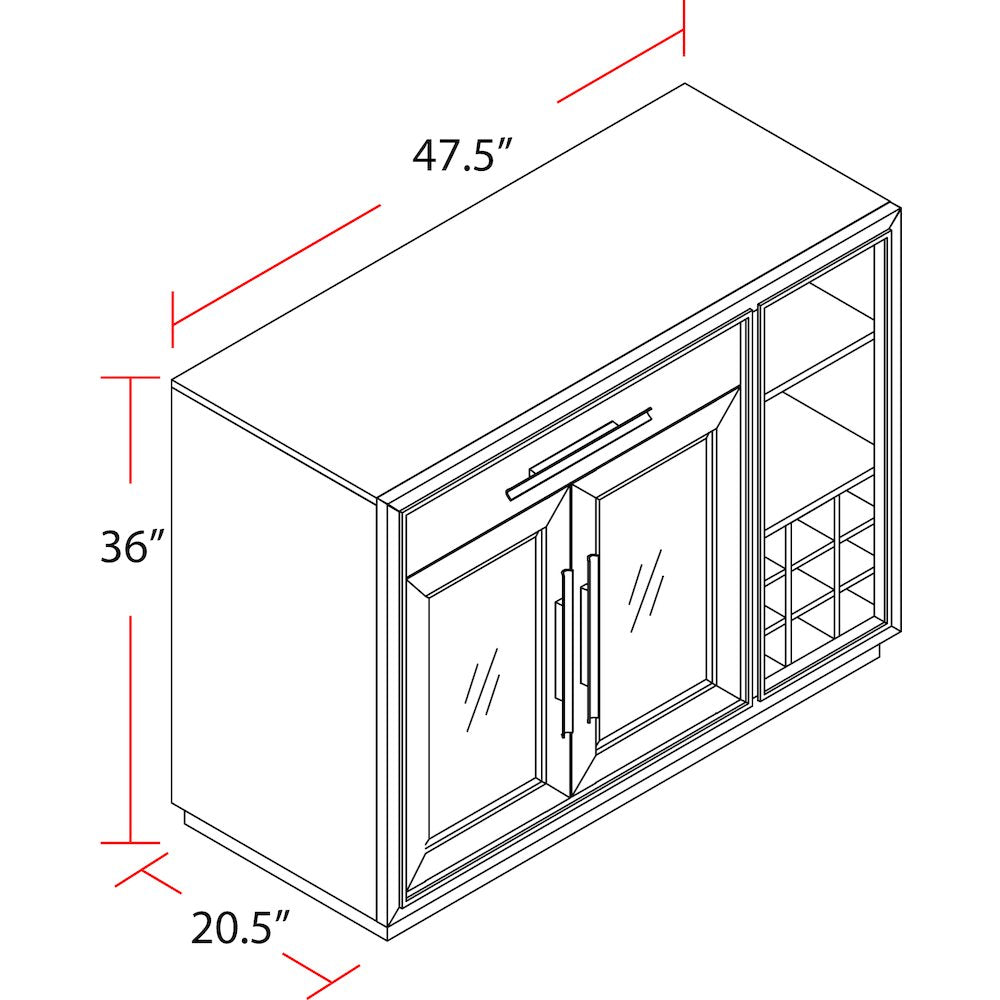 Pure Modern Dining Multi-Functional Server