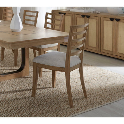Dining 84 In. Rectangular Extendable Table With 8 Chairs and Server