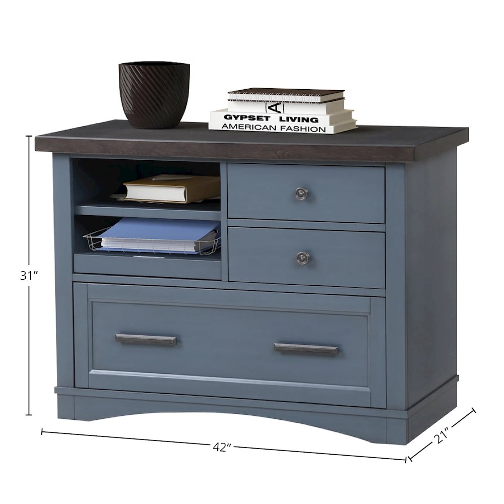 Modern - Denim Functional File with Power Center