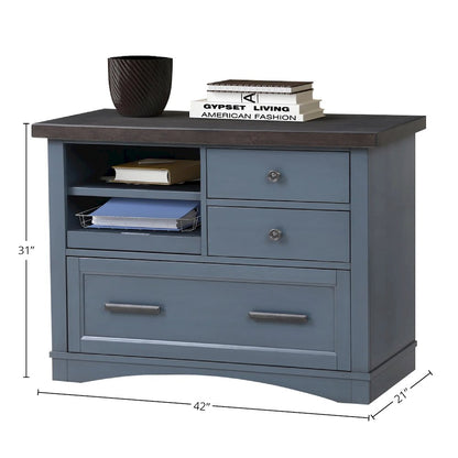 Modern - Denim Functional File with Power Center