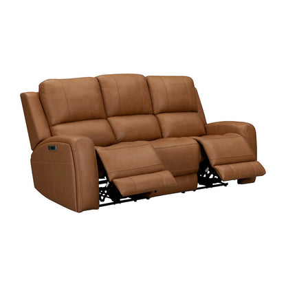 Belmont Lyric Caramel Zero Gravity Power Reclining Sofa and 2 Recliners