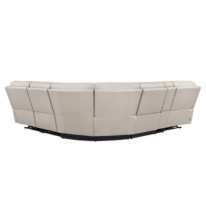 Easton Steamboat Quartz 6 Piece Zero Gravity Power Reclining Sectional with