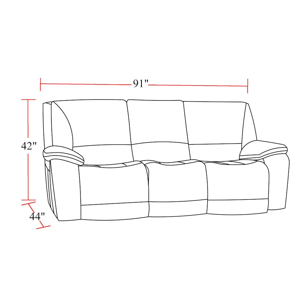 Vail - Burnt Sienna Power Reclining Sofa
