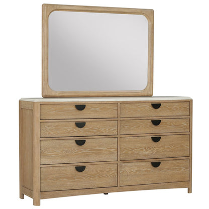 Bedroom 8 Drawer Dresser and Mirror