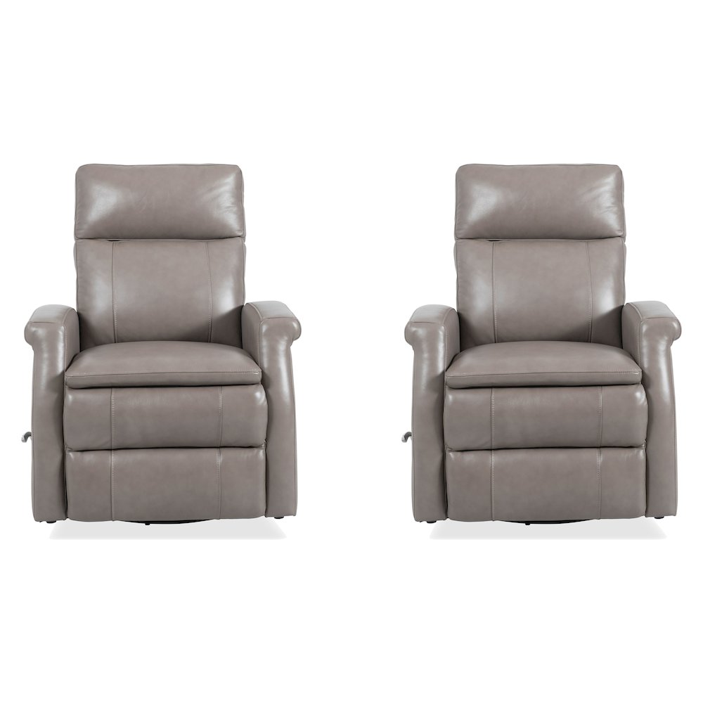 Bristol - Graphite Swivel Glider Recliner Two Pack