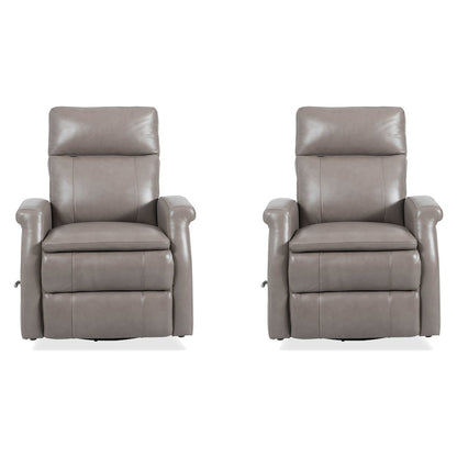 Bristol - Graphite Swivel Glider Recliner Two Pack