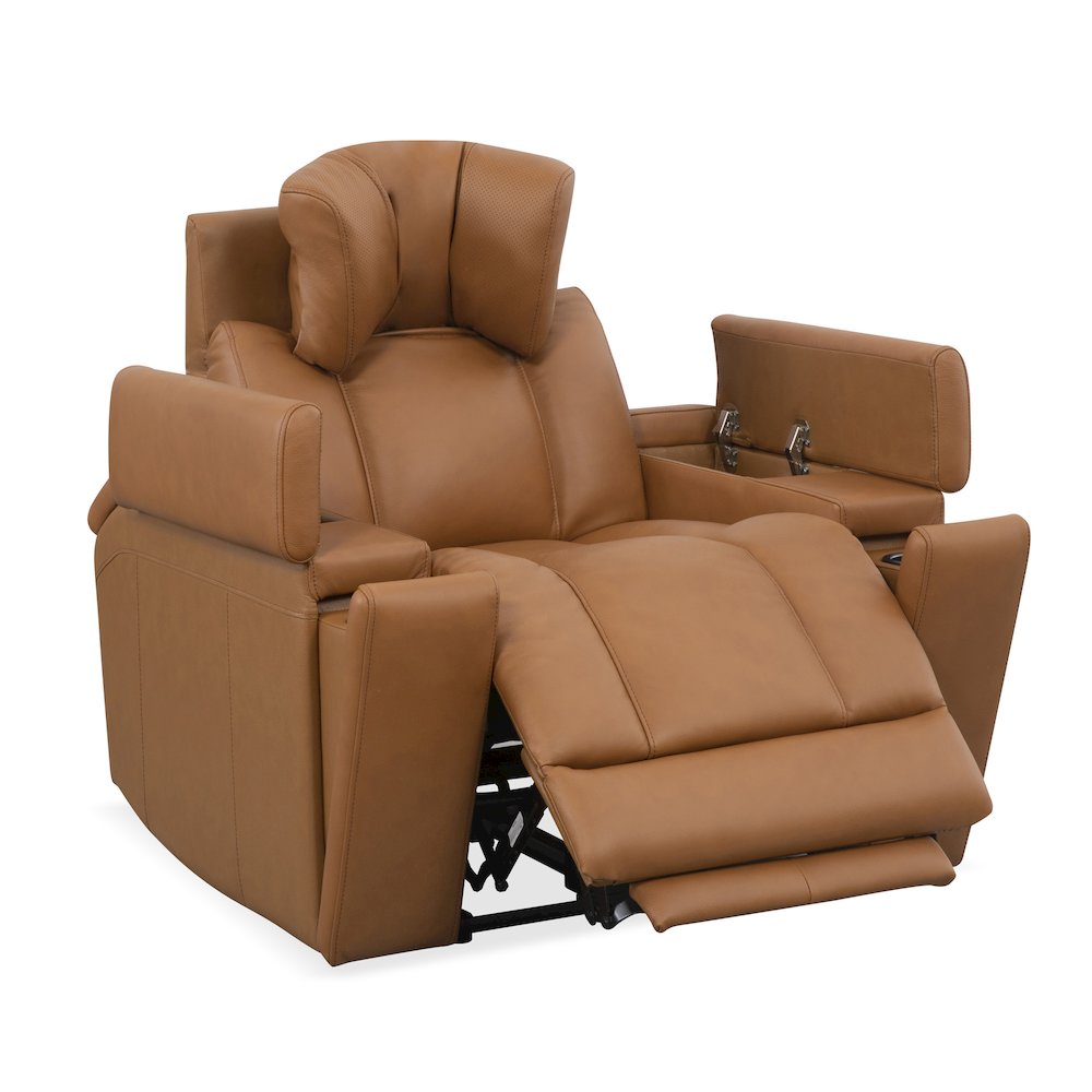 Phoenix Autumn Caramel Zero Gravity Power Recliner with Immersive Audio P3