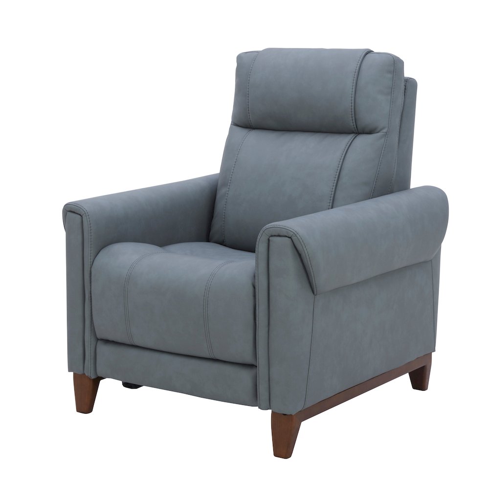 Conrad Blue Dusk Power High Leg Recliner P2