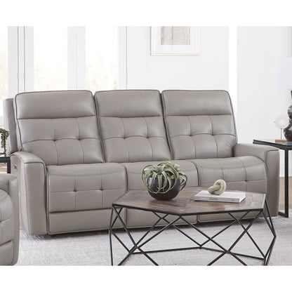 Parker Living Canterbury - Pewter Power Reclining Zero Gravity Sofa