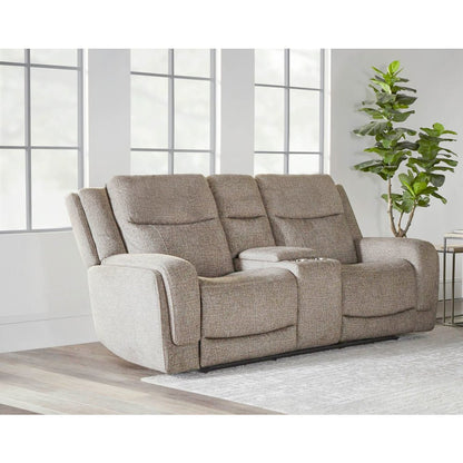 Penfield - Frappe Power Zero G Console Loveseat with Heat, Massage & Speaker P3