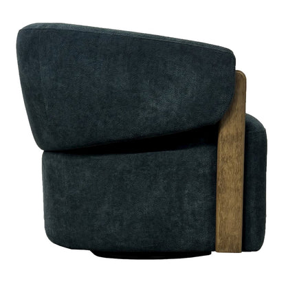 Finley - Island Teal Swivel Accent Chair Two Pack