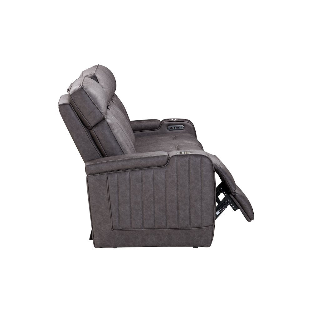 Equinox Mercury Power Reclining Sofa with Drop Down Table