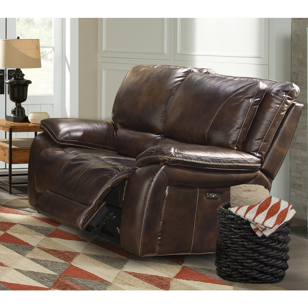 Vail - Burnt Sienna Power Reclining Loveseat