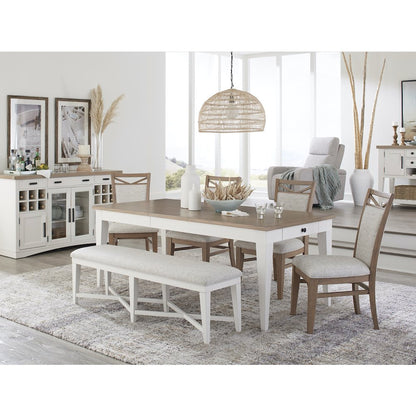 Modern Dining 60 In. Rectangular Extendable Dining Table
