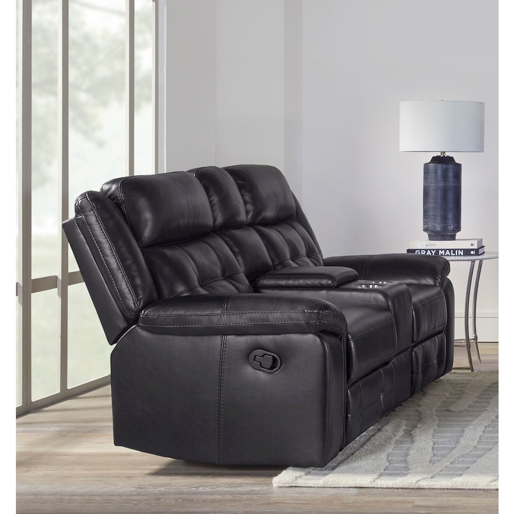 Clayton - Phantom Manual Console Loveseat