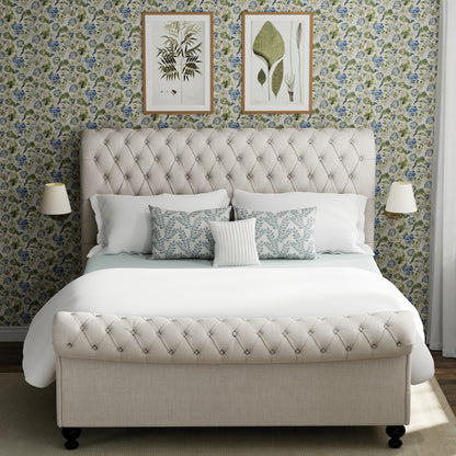 Jackie - Crepe Queen Bed
