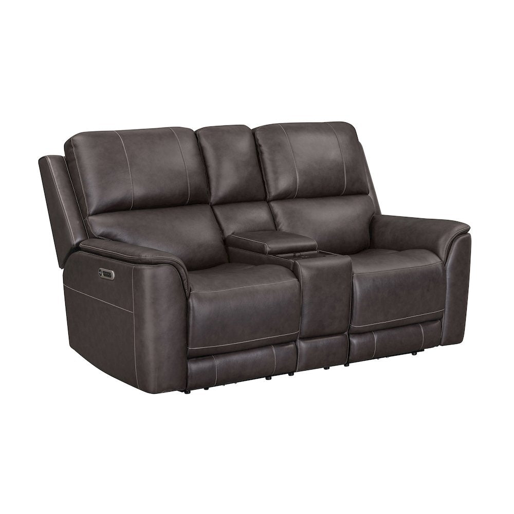Easton Steamboat Brown Zero Gravity Power Reclining Sofa Loveseat and Recliner