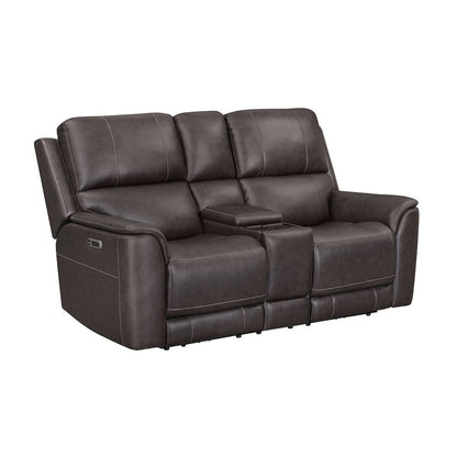 Easton Steamboat Brown Zero Gravity Power Reclining Sofa Loveseat and Recliner
