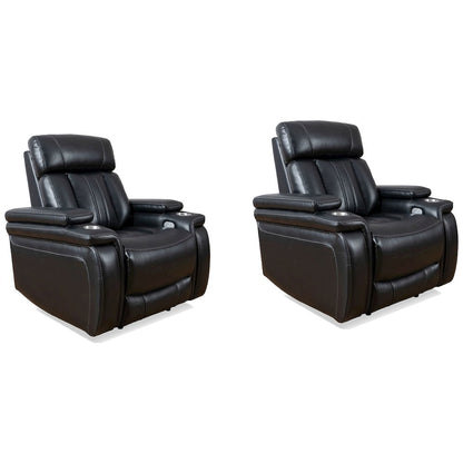 Royce - Midnight Power Recliner Two Pack