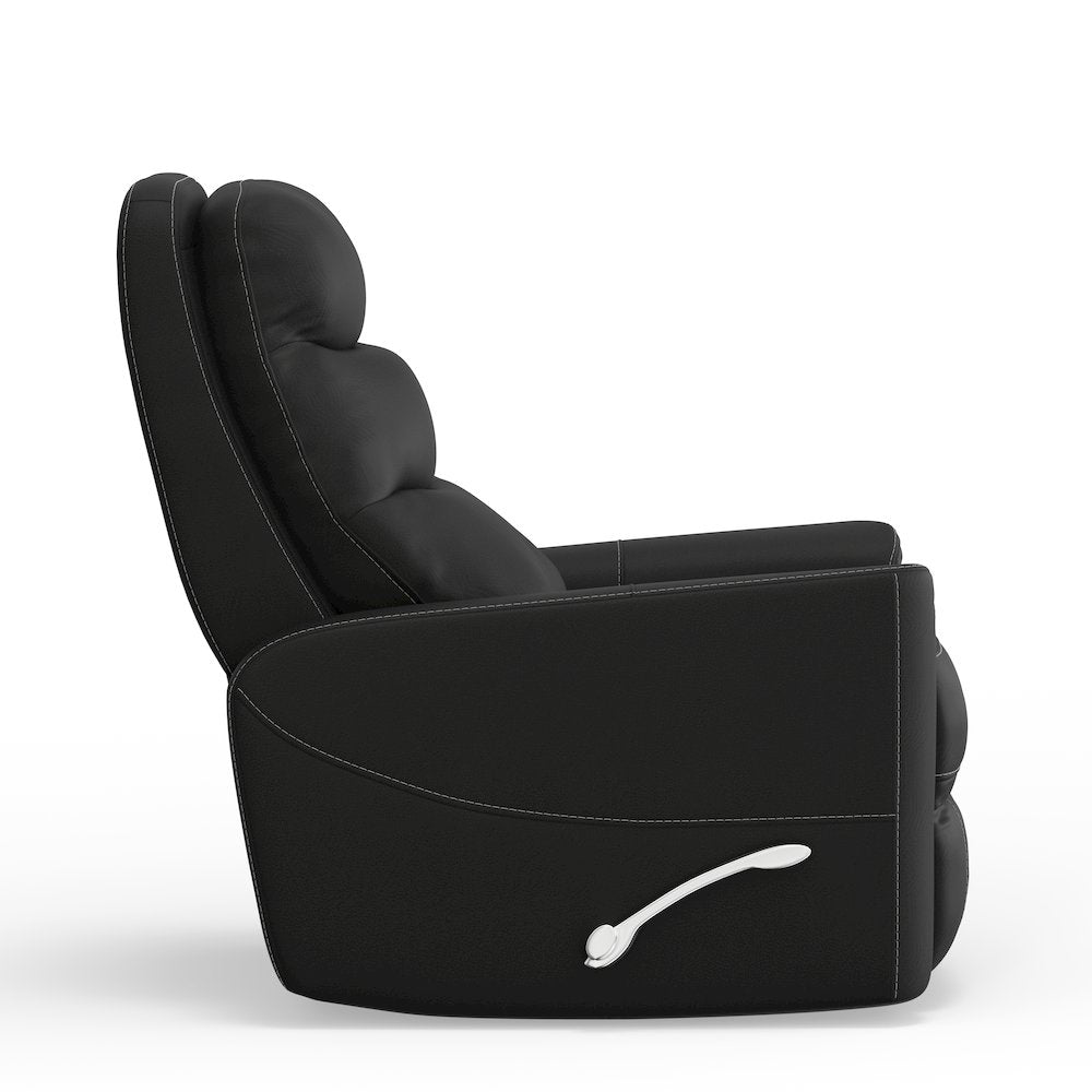 Hercules - Black Swivel Glider Recliner Two Pack