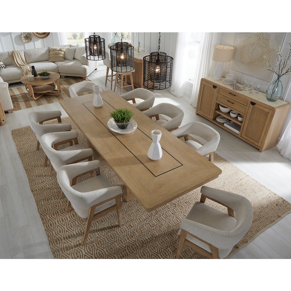 Dining 72 In. Buffet Server with Stone Top