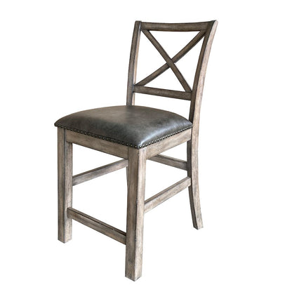 Lodge Dining Upholstered Counter Chair Two Pack