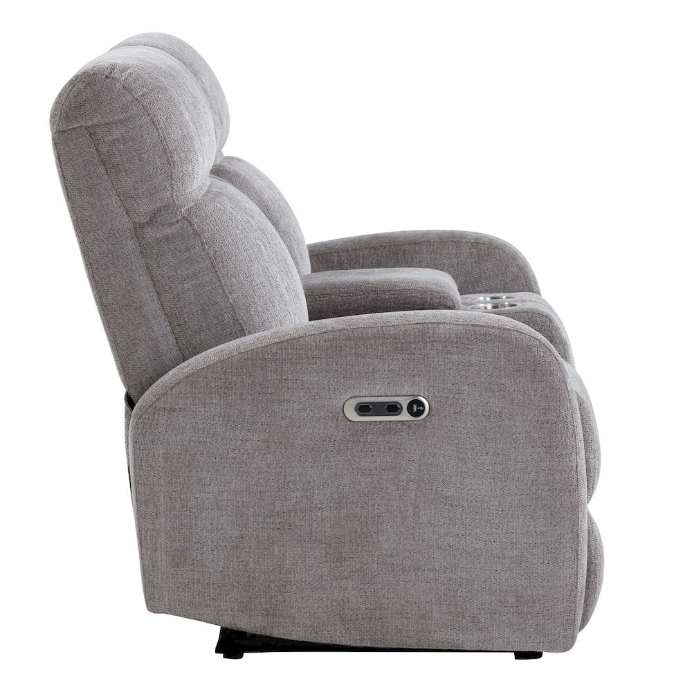 Tuscany - Whiskers Nature Power Reclining Console Loveseat