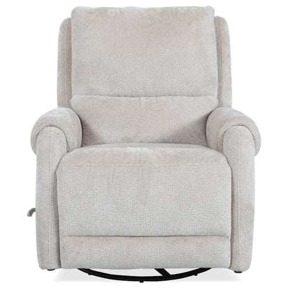 Gentry - Ecru Mist Manual Swivel Glider Recliner Two Pack