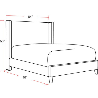 Angel - Himalaya Charcoal King Bed