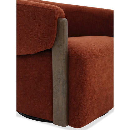 Finley - Island Rust Swivel Accent Chair Two Pack