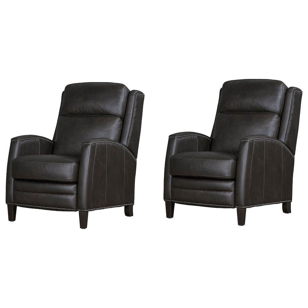 Vermont - Slate Noire Manual Recliner Two Pack