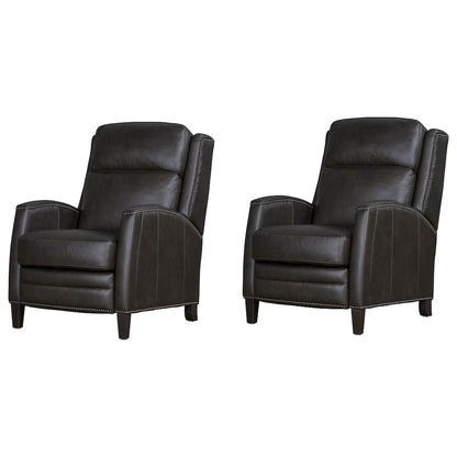 Vermont - Slate Noire Manual Recliner Two Pack