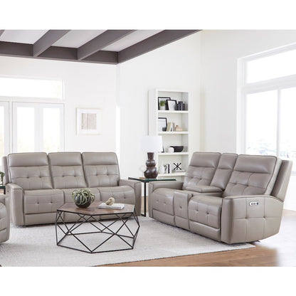 Parker Living Canterbury - Pewter Power Reclining Zero Gravity Sofa and Loveseat