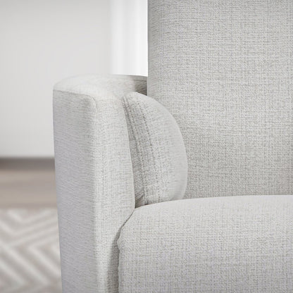 Turner Acadia White Manual Swivel Glider Recliner