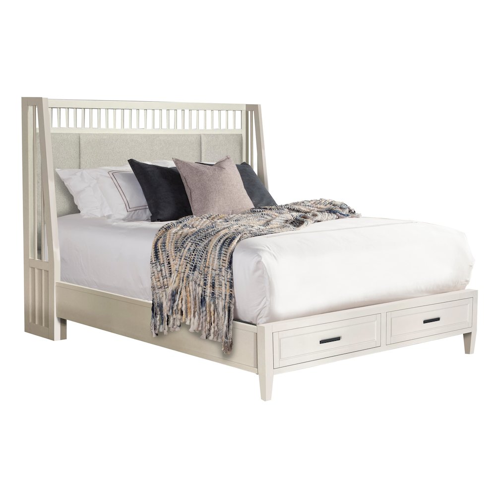 Modern Bedroom Queen Shelter Bed