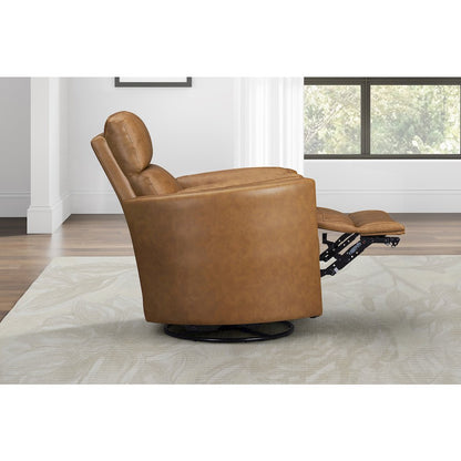 Radius Vintage Caramel Power Swivel Glider Recliner