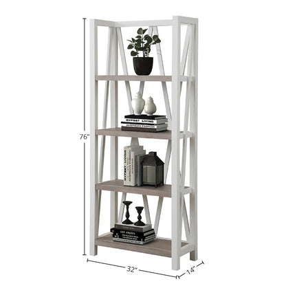 Modern - Cotton Etagere Bookcase