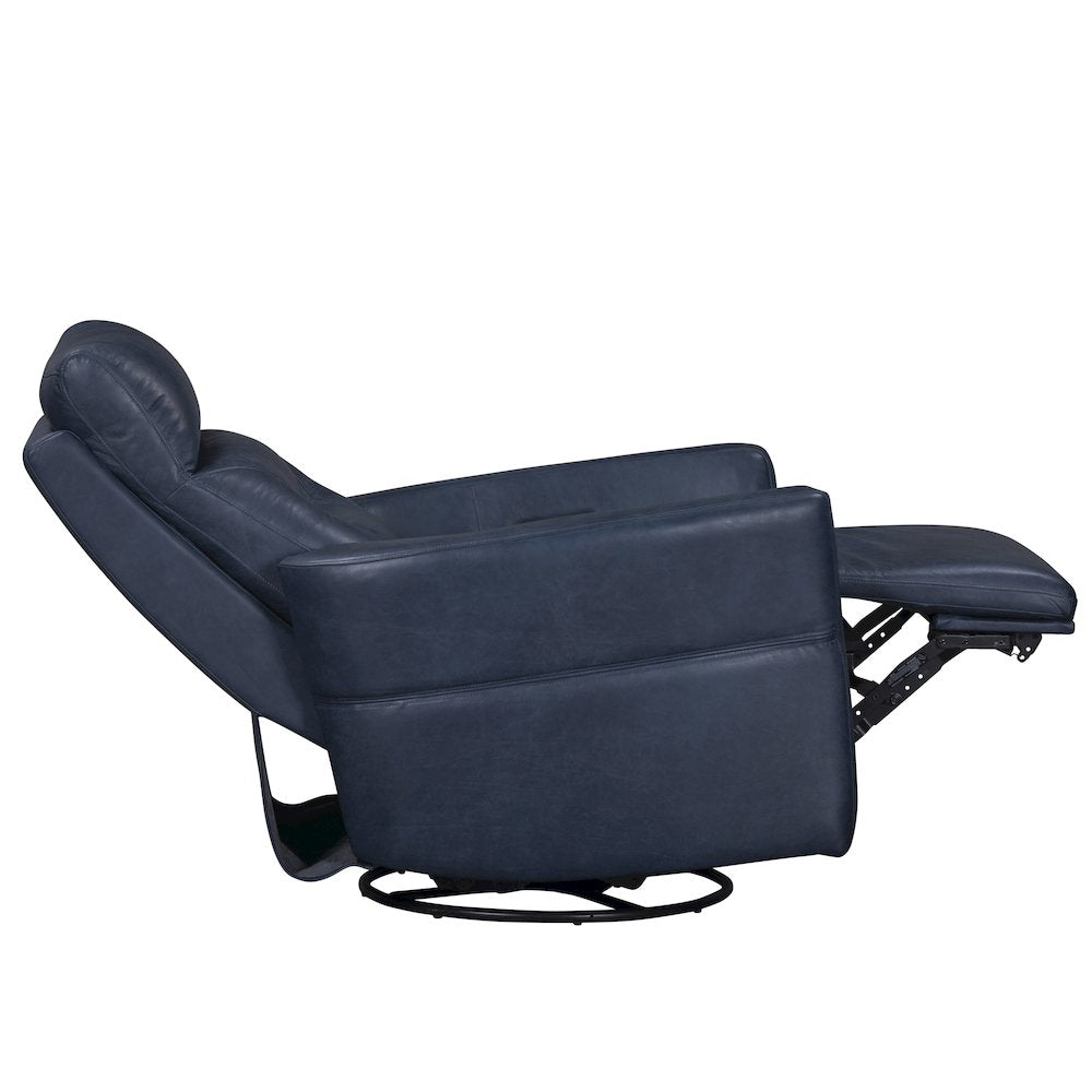 Remmington - Vintage Navy Power Swivel Glider Recliner P2 Two Pack