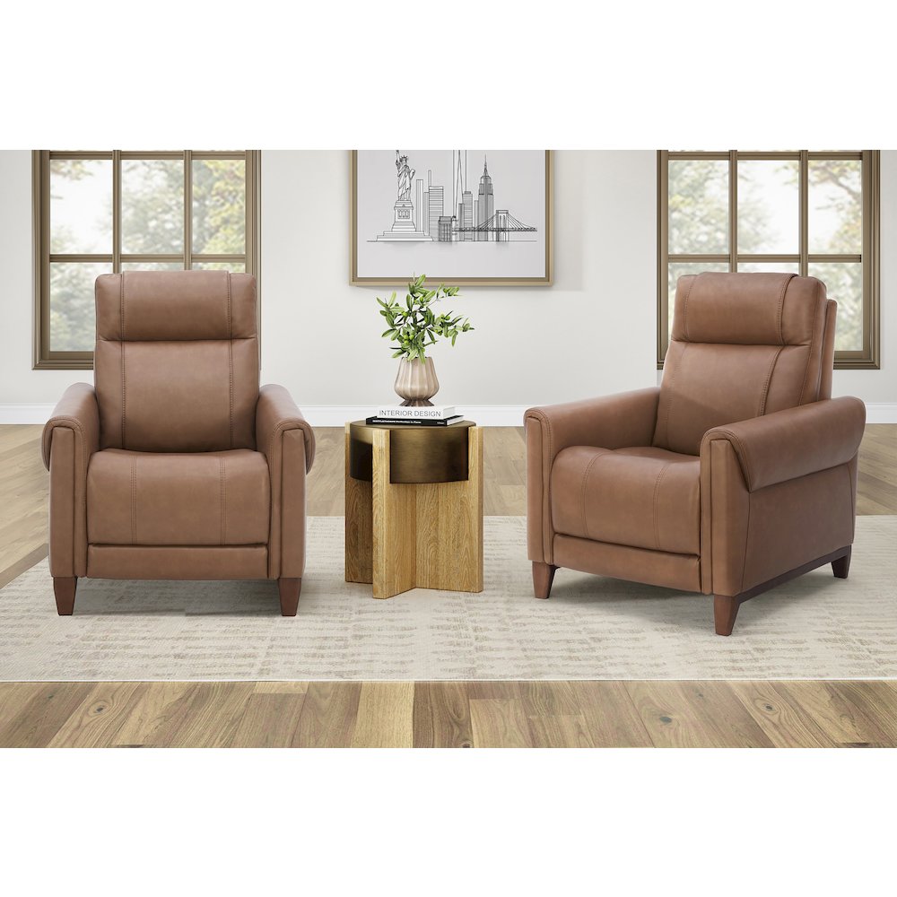 Conrad Napa Copper Power High Leg Recliner P2 Two Pack