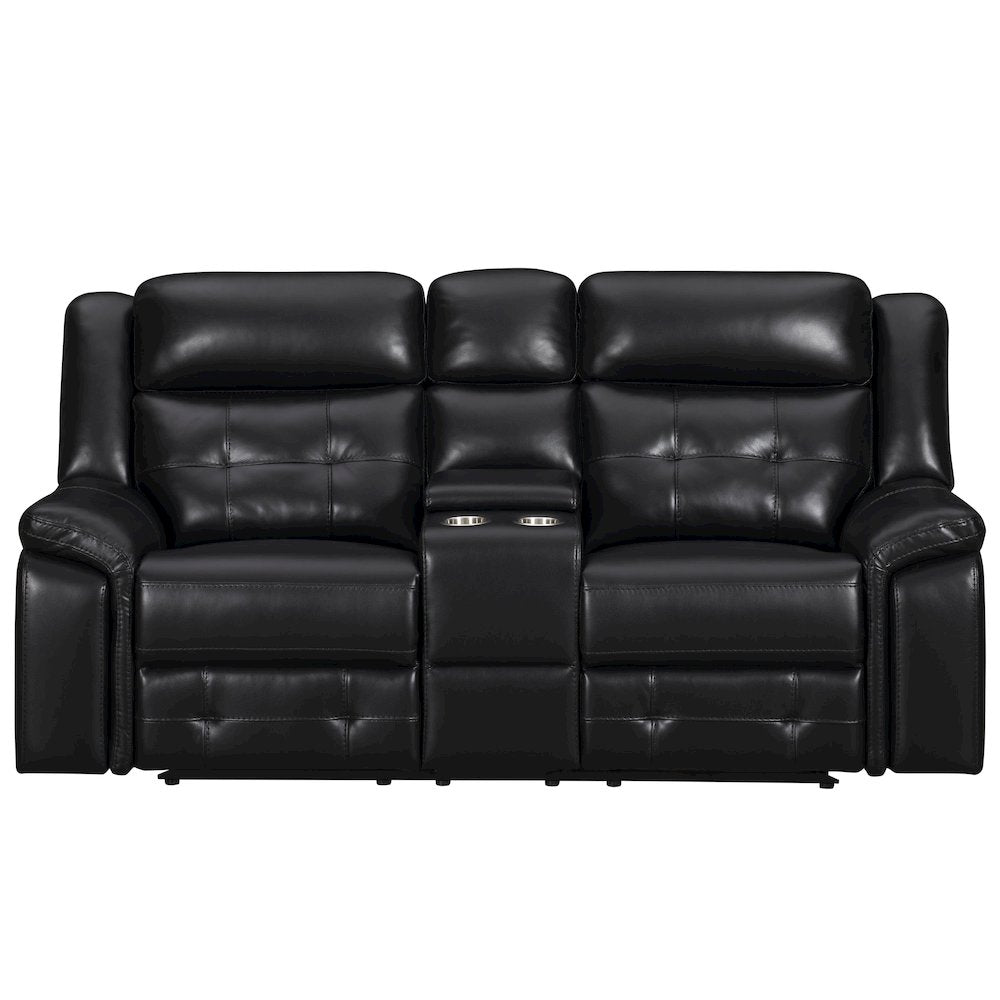 Clayton - Phantom Manual Console Loveseat