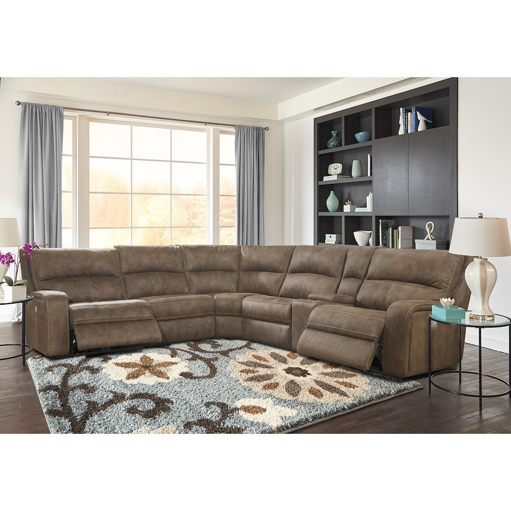 Polaris - Kahlua 6 Piece Modular Power Reclining Sectional