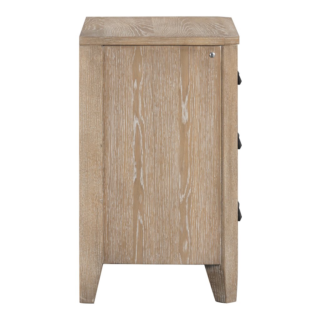 Breckenridge Bedroom 3 Drawer Nightstand with USB Port