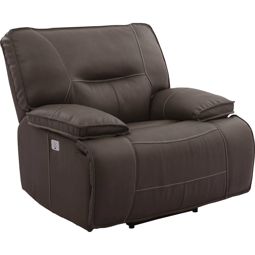 Spartacus - Chocolate Power Recliner Two Pack