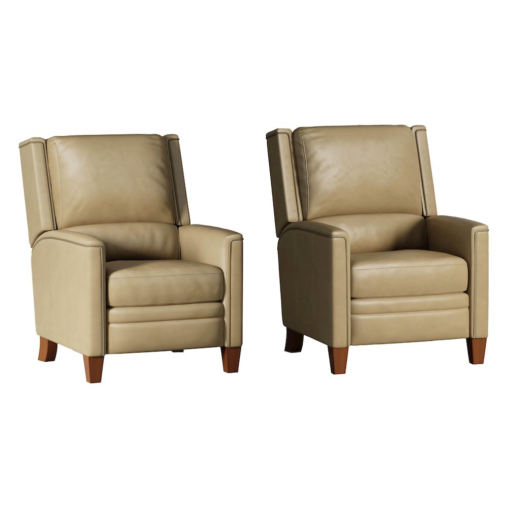 Connor - Luxe Latte Power Cordless High Leg Recliner P2 Two Pack