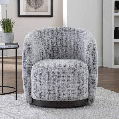 Tatum - Nightshade Swivel Accent Chair Two Pack